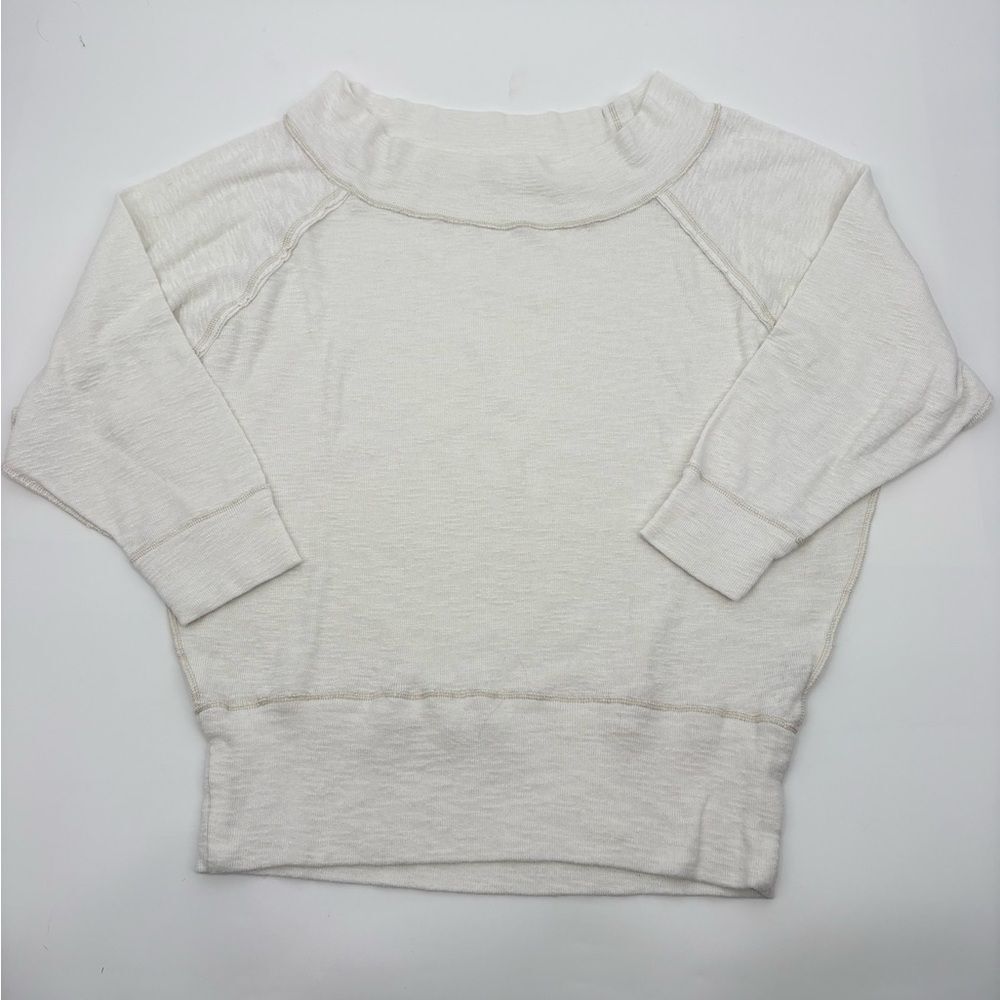 Free people | Cozy White Long Sleeve sweater | large